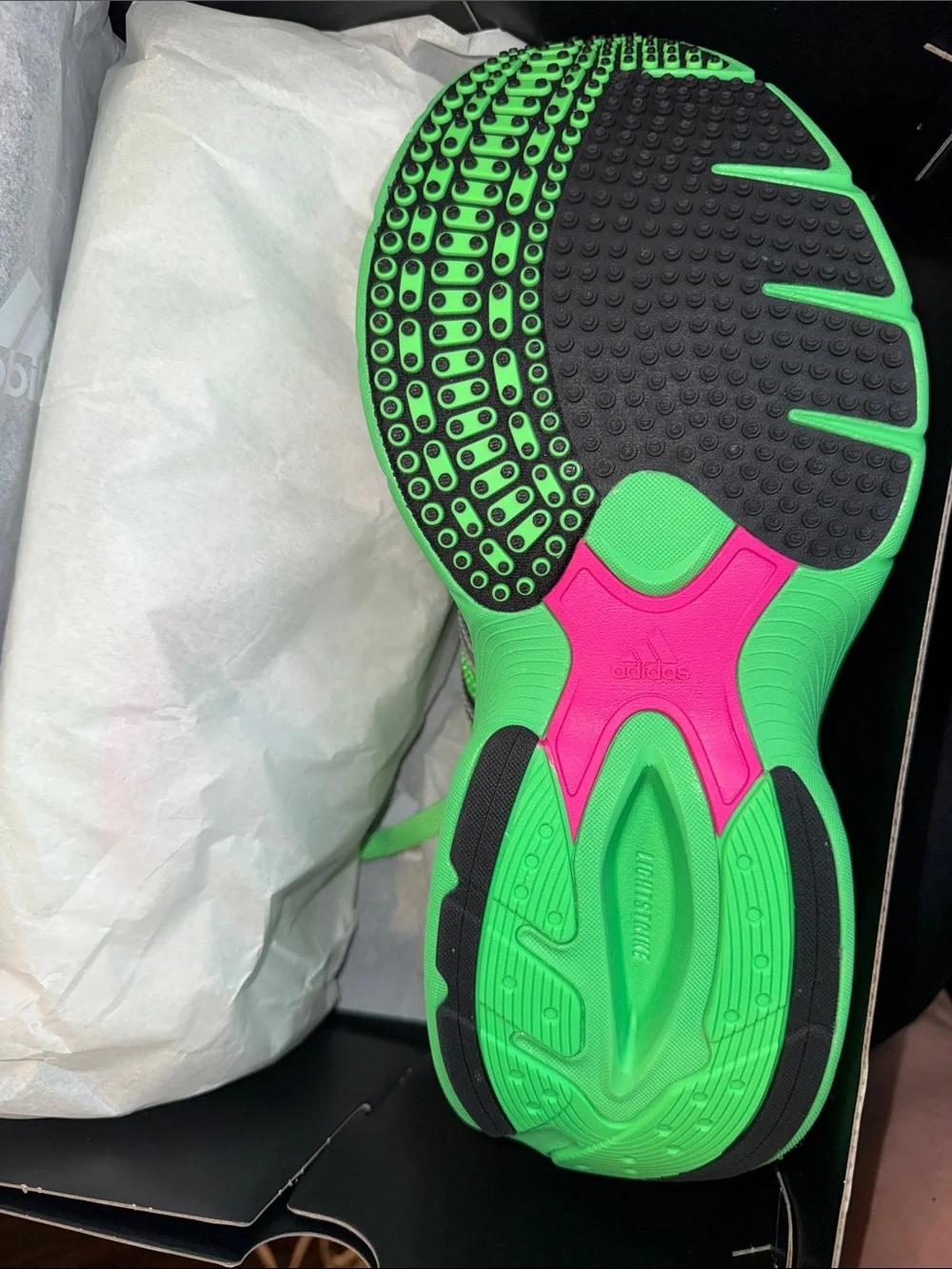 adidas Adizero Goukana 'Solar Lime Screaming Green Black'